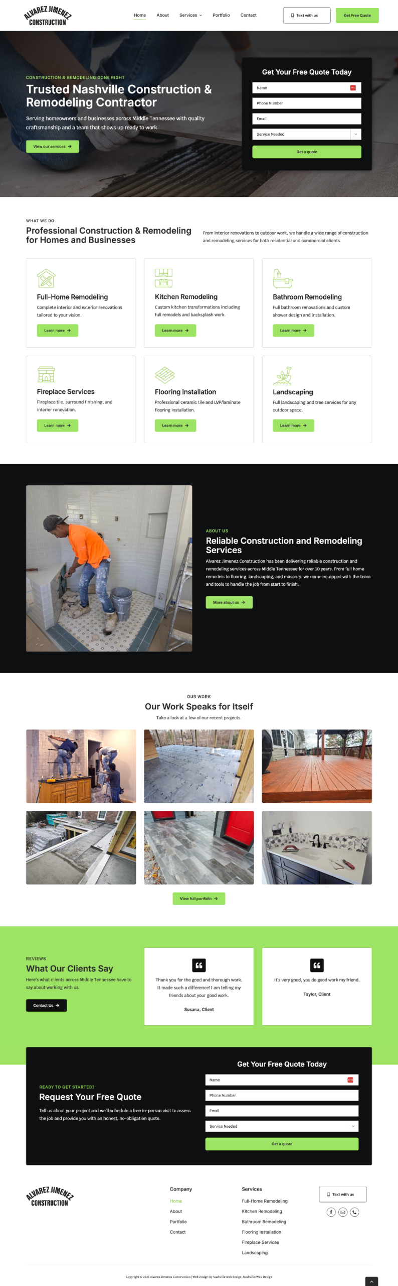 Alvarez Jimenez Construction